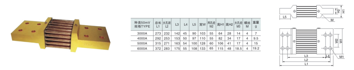 FL-21出口型3000-6000A直流分流器（臺灣型）